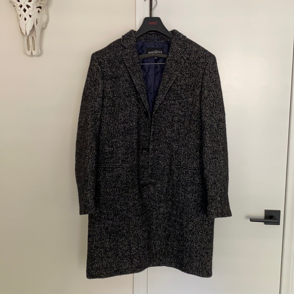 J. Crew men’s wool coat. Size 42